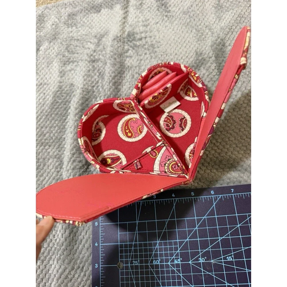 Vera Bradley Heart Jewelry Case Keepsake Holder